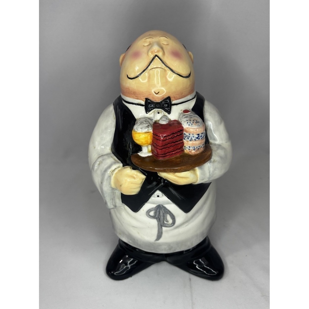 Vintage T. Flickinger Certified International Ceramic Butler Utensil Holder